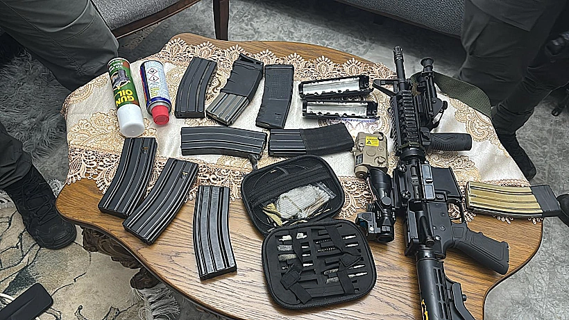 כלי נשק ואמל"ח שאותרו ביהודה ושומרון