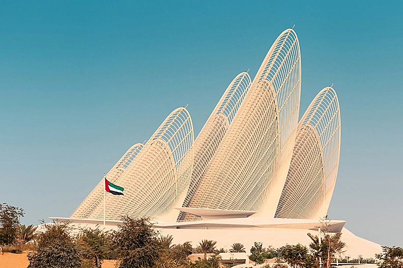 המבנה המרשים של "Zayed National Museum" אבו דאבי