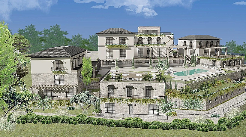 הדמיה מלון גורדוניה מגדל ארבל