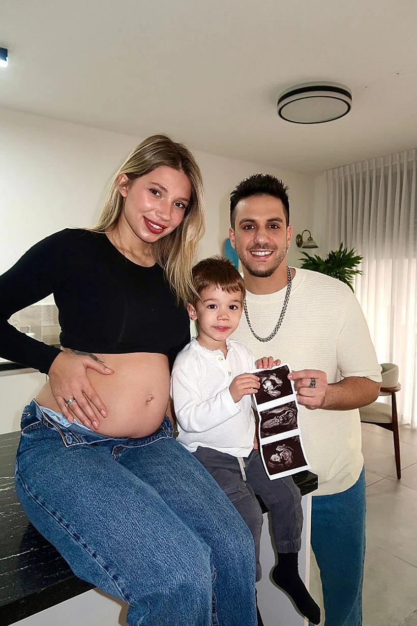 קווין רובין, אשתו דניאלה ובנו קיי