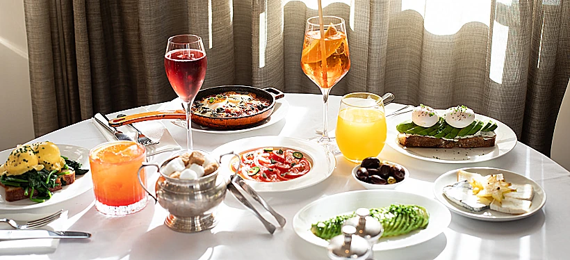 ארוחת בוקר במסעדת אלנה The Norman