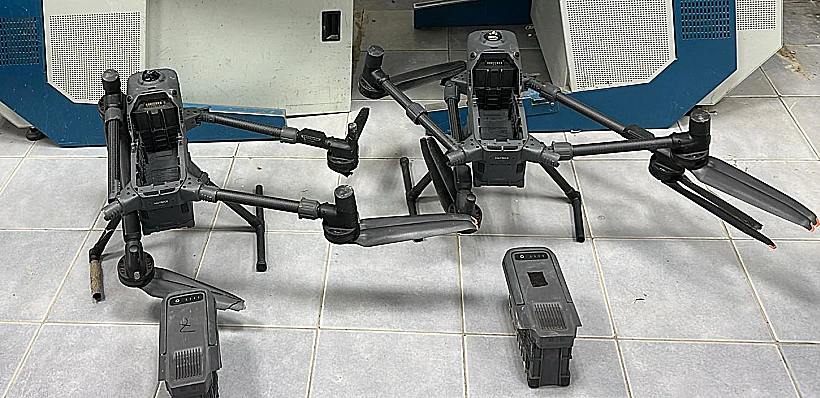 הרחפנים שחצו ממצרים בניסיון לבצע הברחת נשק