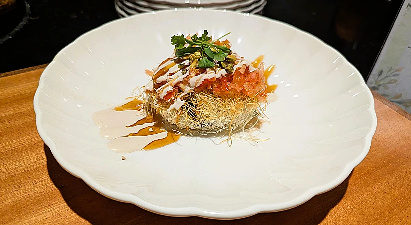 מנה של השף אבי כהן במלון כפר גלעדי