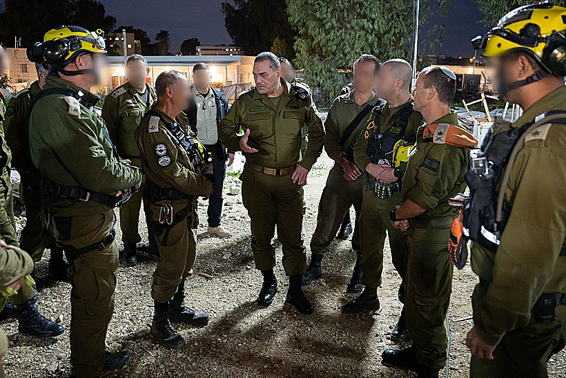 הרמטכ"ל זמיר בפיקוד העורף