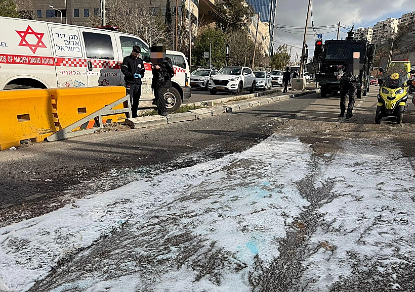 זירת דריסת בן ה-15 בהפגנה בירושלים