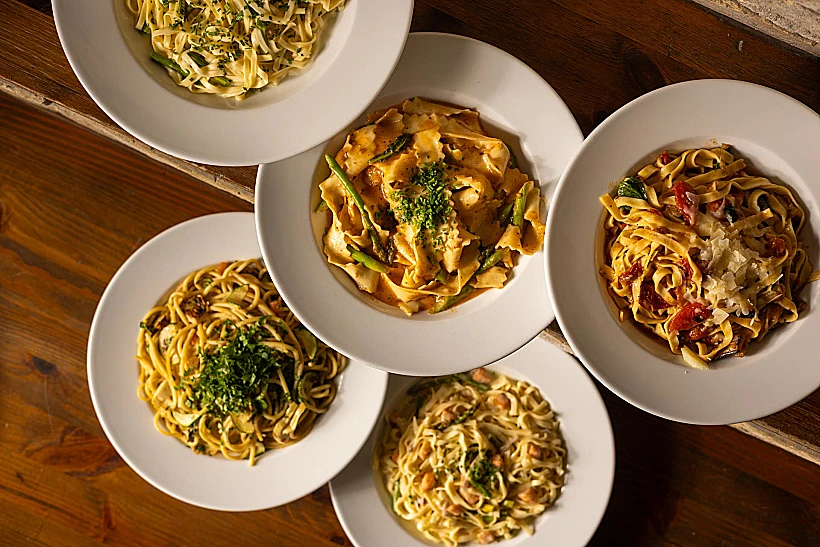 הפסטות של מסעדת "הפיצה