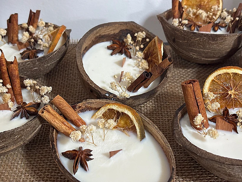 סדנת נרות בריח קינמון