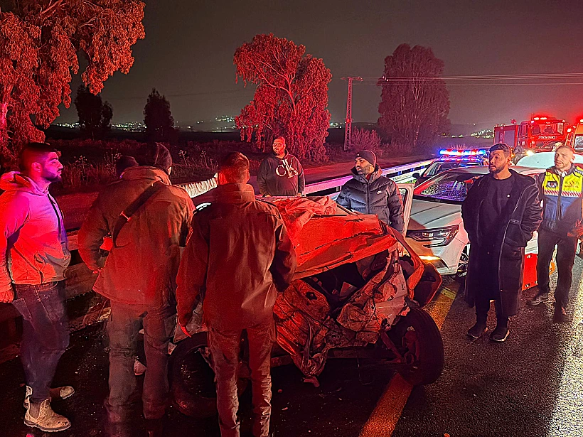 תאונת דרכים בצומת הסרגל