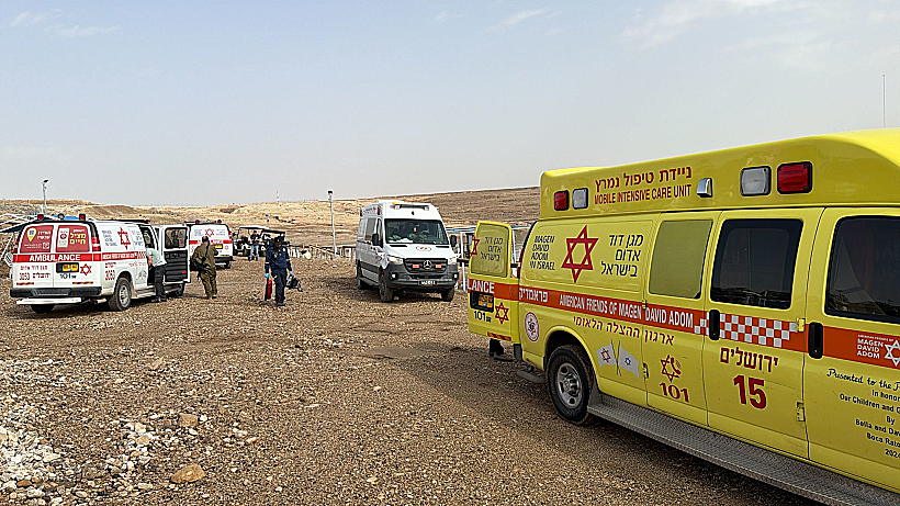 אמבולנסים באזור ים המלח