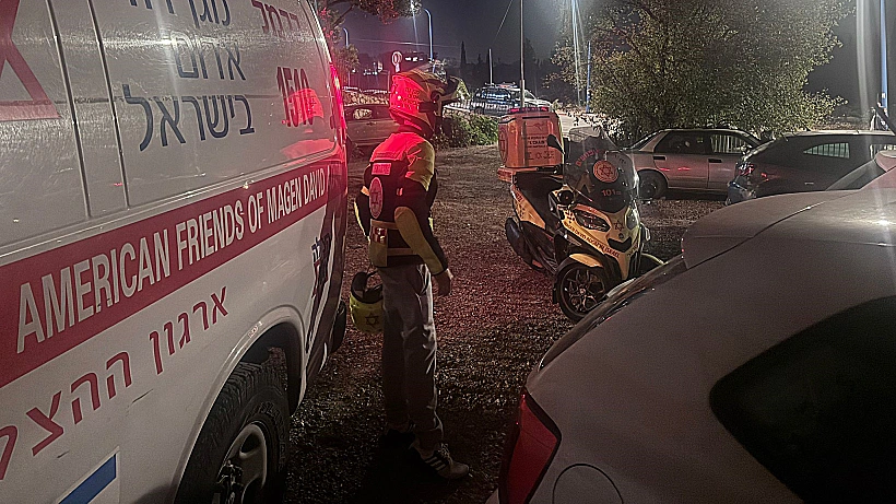 זירת התאונה ליד רכסים