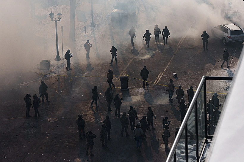 עימותים במיניאפליס אחרי תקרית הירי באלכס ג'פרי פרטי