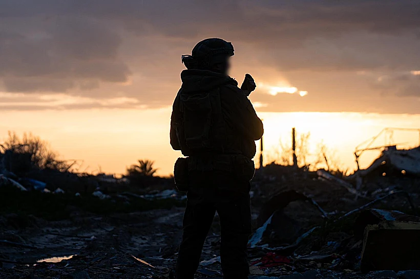 כוחות חטיבה 7 בדרום רצועת עזה