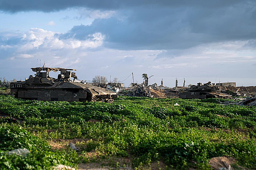 כוחות חטיבה 7 בדרום רצועת עזה