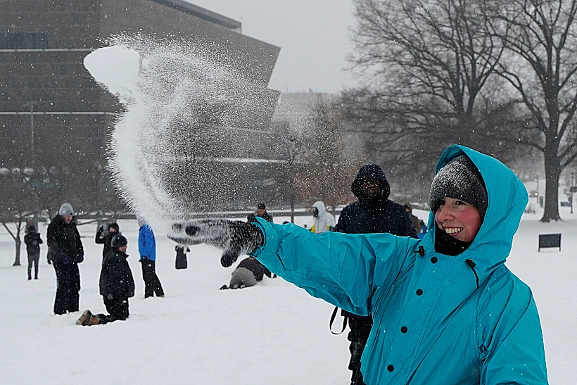 גל הקור בארה"ב, סופה, מזג אוויר, חורף, שלג