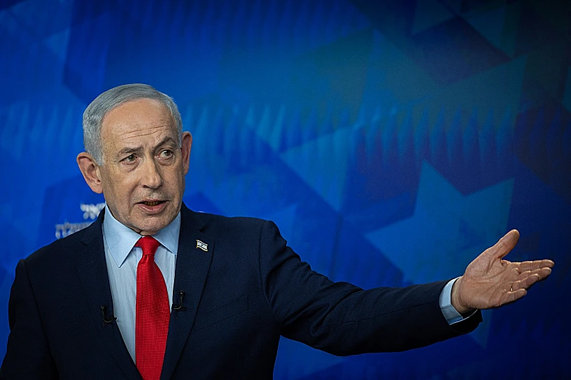 רה"מ נתניהו במסיבת העיתונאים