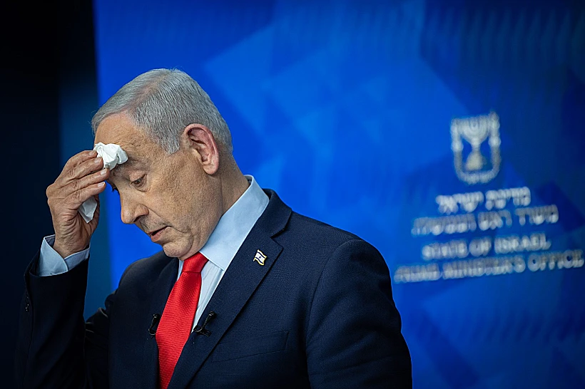 רה"מ נתניהו במסיבת העיתונאים