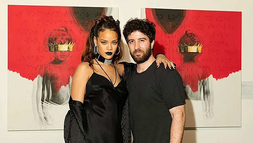 ריהאנה ורועי נחום, הישראלי שעיצה את עטיפת האלבום