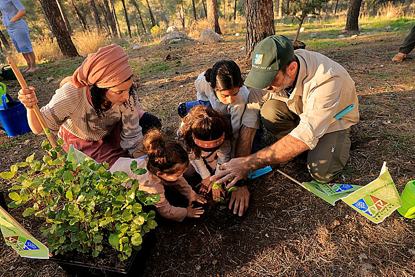 נטיעות של קק"ל לט"ו בשבט