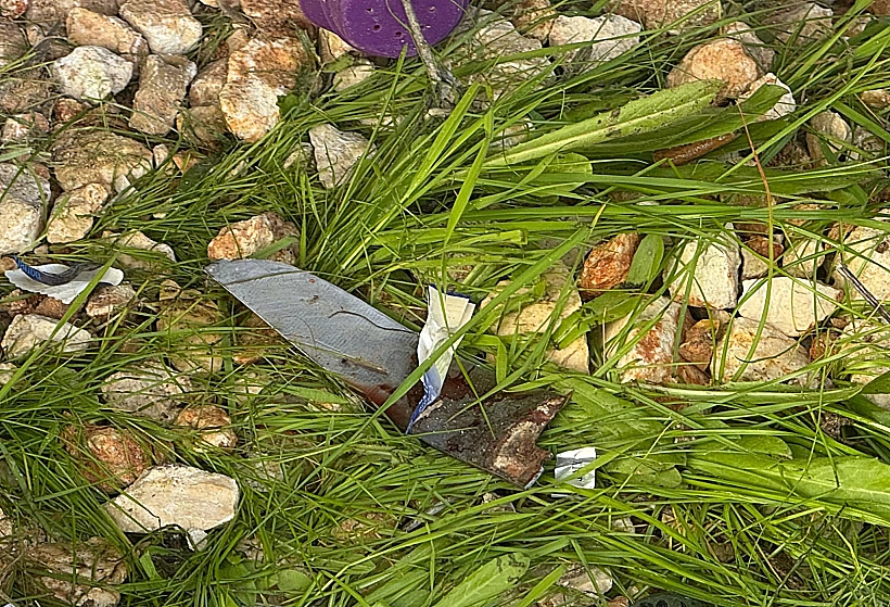 הסכין שבה השתמש המחבל