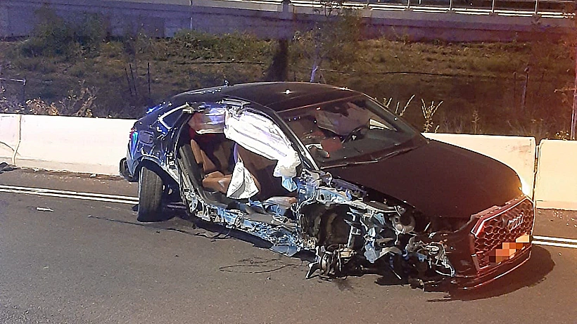 זירת תאונת הדרכים בראשון לציון