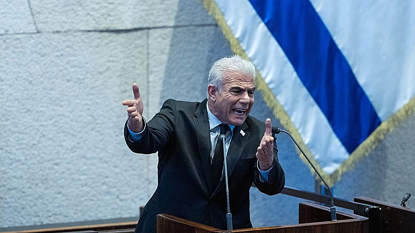 ראש האופוזיציה יאיר לפיד