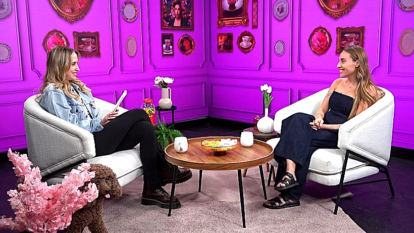 רומי גיאור ודניאלה וייסוול באולפן "הבוחשת"