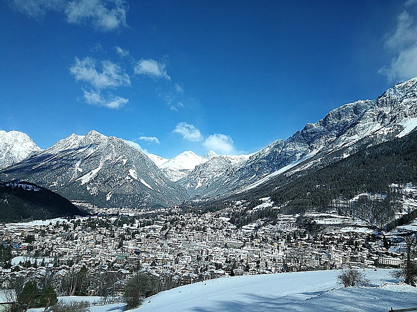 Bormio עיירת הסקי בּוֹרמִיוֹ איטליה