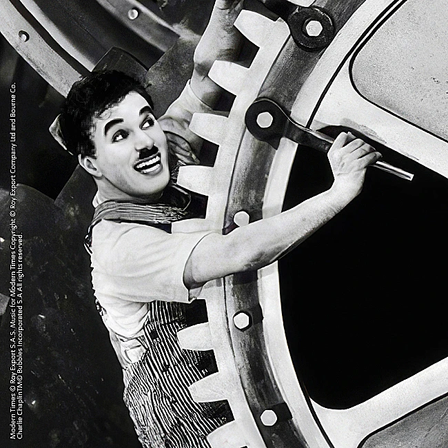 צ'ארלי צ'פלין ב"זמנים מודרניים"