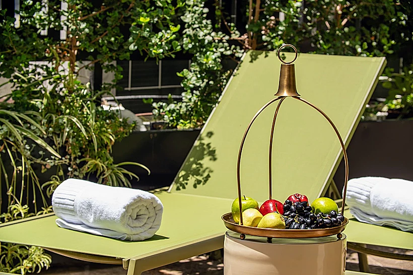 מרפסת בחדר של מלון פיורי 41