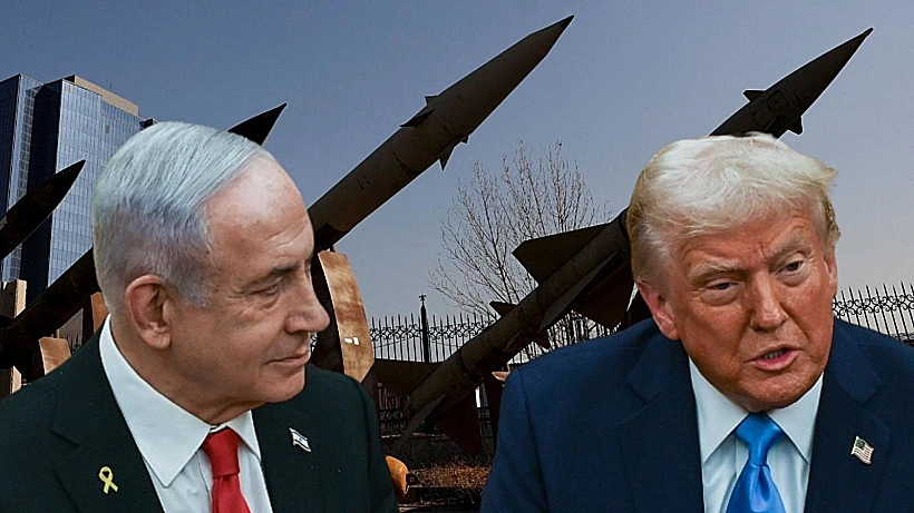 טראמפ ונתניהו על רקע טילים איראניים
