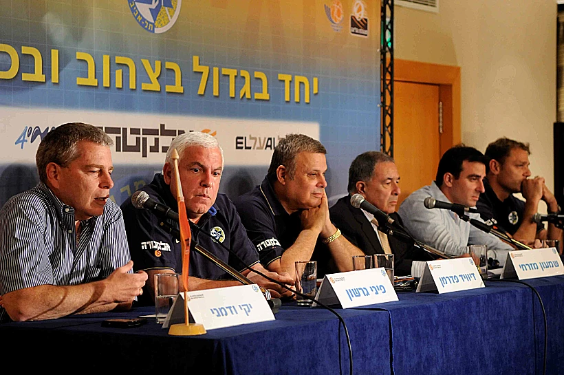דייויד פדרמן לצד פיני גרשון ושמעון מזרחי, 2009