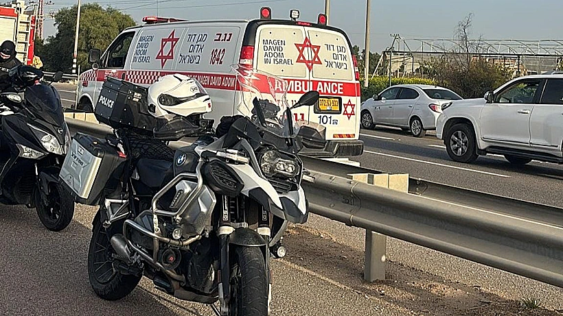 זירת התאונה בצומת גילת שבדרום