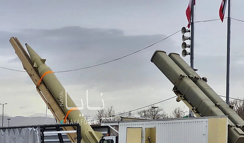 טילים בכיכר המרכזית בטהרן