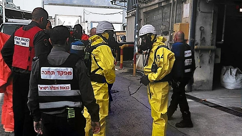 דליפת אמוניה בתל יוסף הסמוך לבית שאן