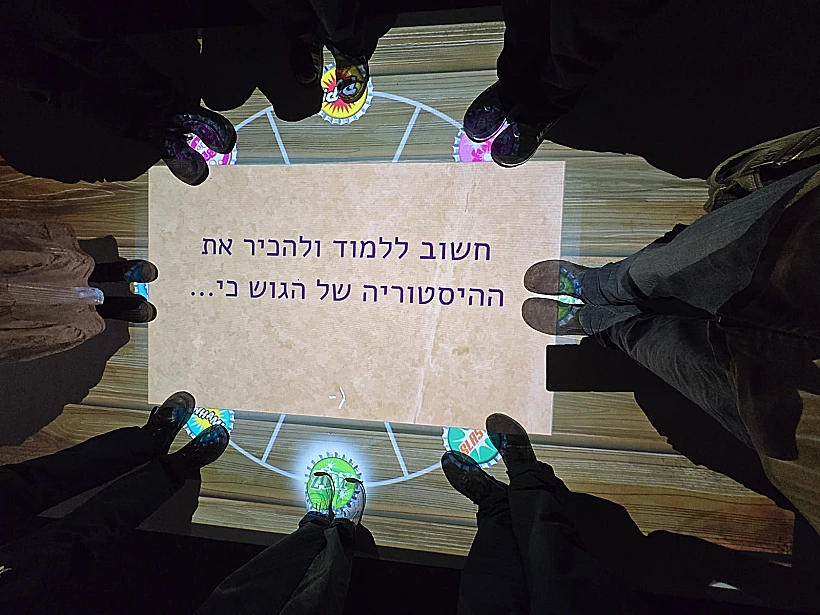 טכנולוגיה מתקדמת בחדר הנצחה ייחודי בגוש עציון