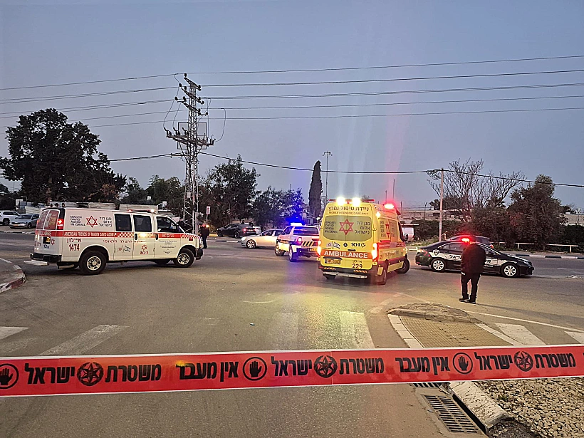 זירת הרצח בלוד