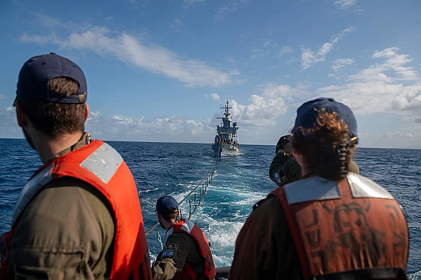 התרגיל השייטתי של חיל הים במרחב המים הכלכליים