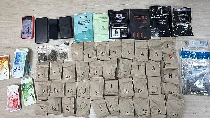 הסמים שנתפסו בתל אביב