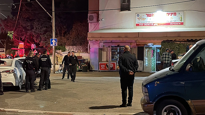 זירת הרצח הכפול בחיפה