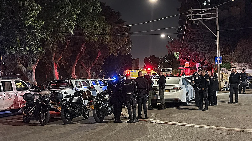 זירת הרצח הכפול בחיפה