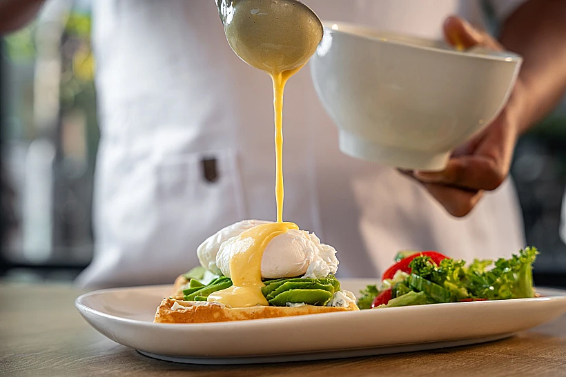 וופל בנדיקט ב"קרספלה"