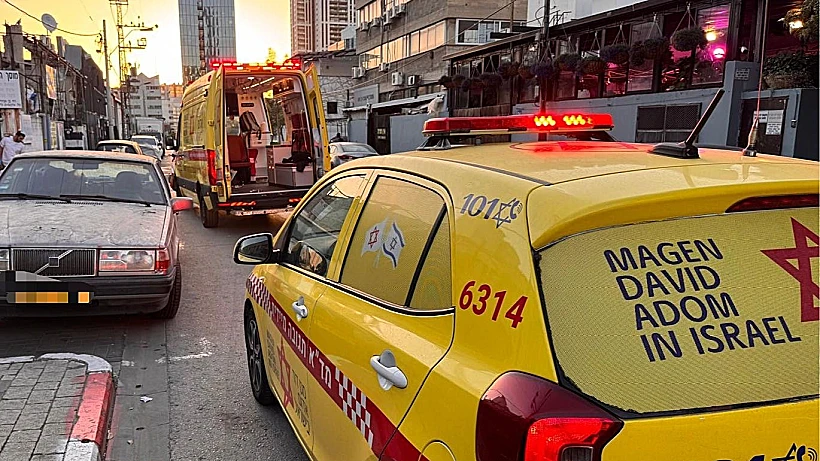 זירת הרצח בתל אביב