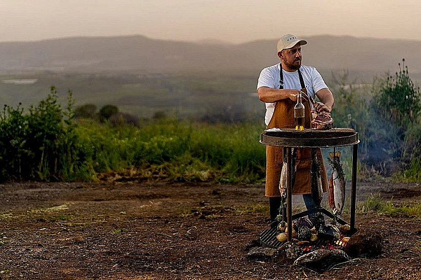 יוסי הייב השף של מסעדת רוז' במלון פרא