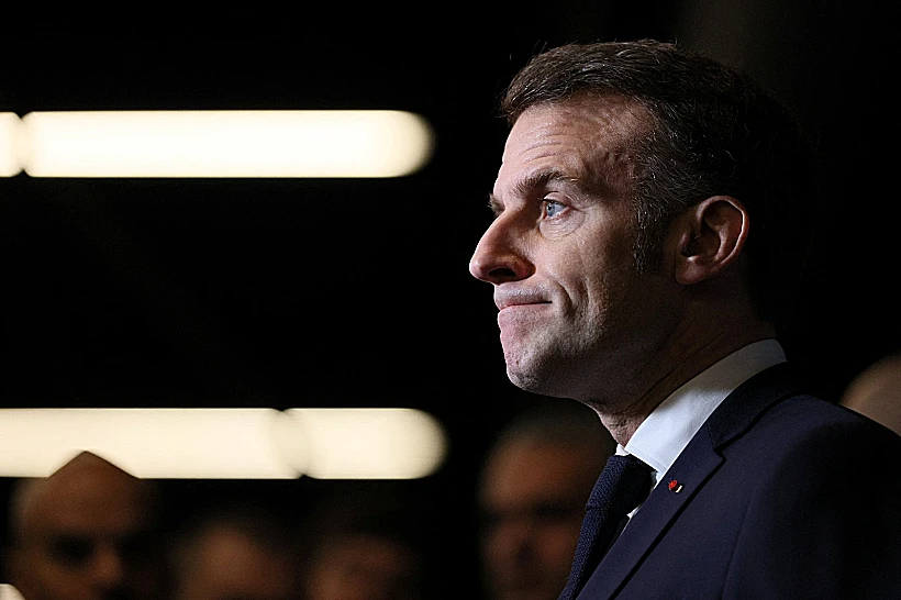 נשיא צרפת עמנואל מקרון