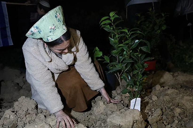 ח"כ לימור סון הר-מלך בנטיעות בעזה