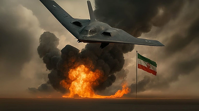 B2 תוקף באיראן