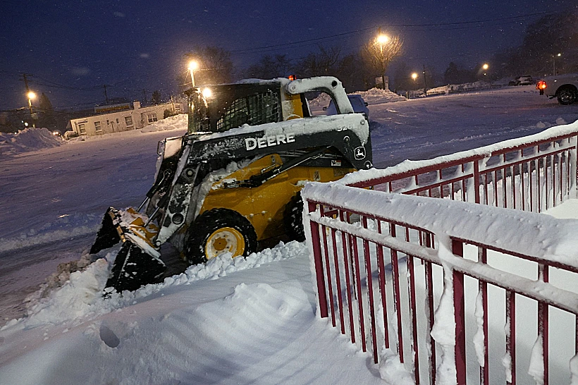 סופת שלגים בניו יורק, ארה"ב