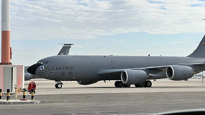 מטוסי תדלוק ותובלה של צבא ארה"ב בנתב"ג