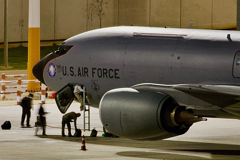 מתדלקים של חיל האוויר האמריקני קיי סיי 135 בנתב"ג