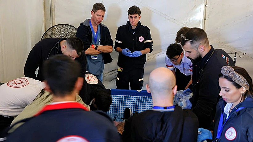 טיפול באמבטיית קרח במרתון ת"א